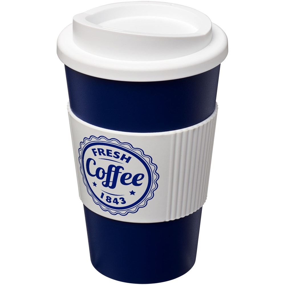 Americano® 350 ml geïsoleerde beker met grip