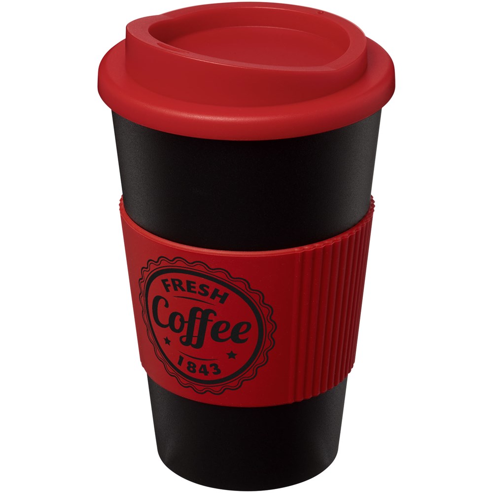 Americano® 350 ml geïsoleerde beker met grip