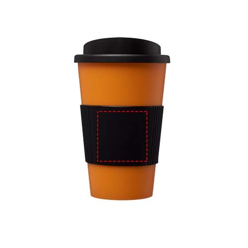 Americano® 350 ml geïsoleerde beker met grip