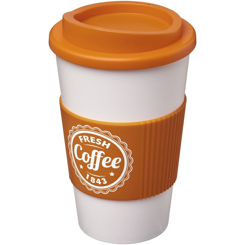 Americano® 350 ml geïsoleerde beker met grip