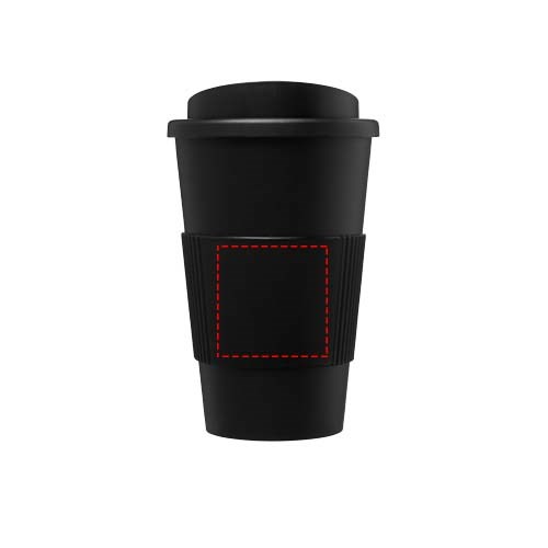 Americano® 350 ml geïsoleerde beker met grip