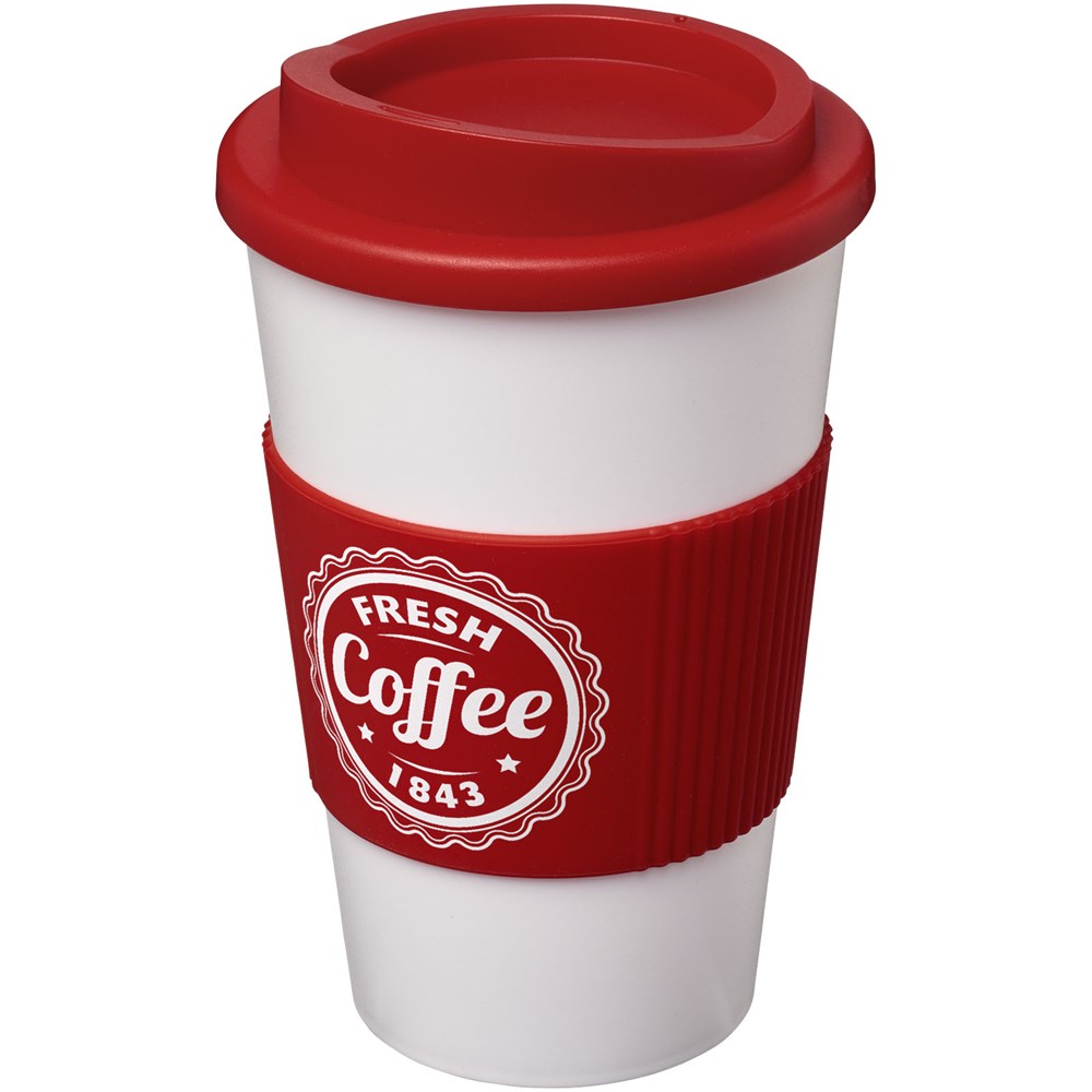 Americano® 350 ml geïsoleerde beker met grip