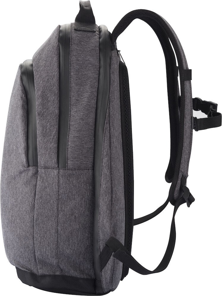 Clique - City Backpack Antraciet Melange .