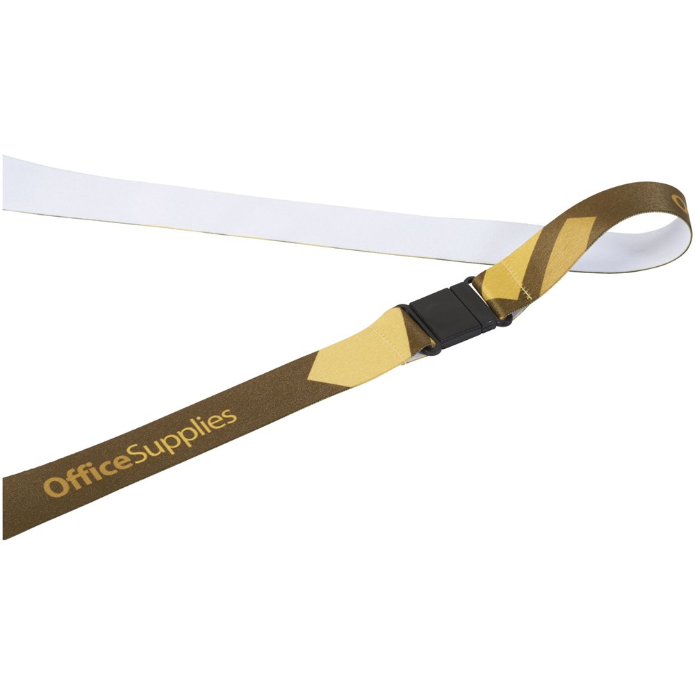 Addie sublimatie lanyard met safety breakaway sluiting