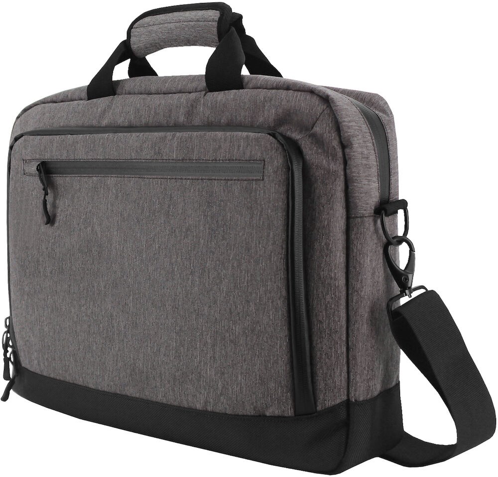 Clique - Laptop Bag Antraciet Melange .