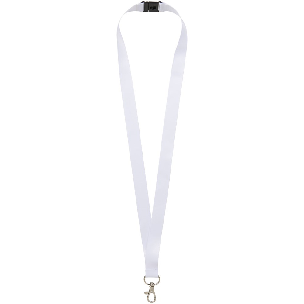 Addie gerecycled PET lanyard met safety breakaway sluiting